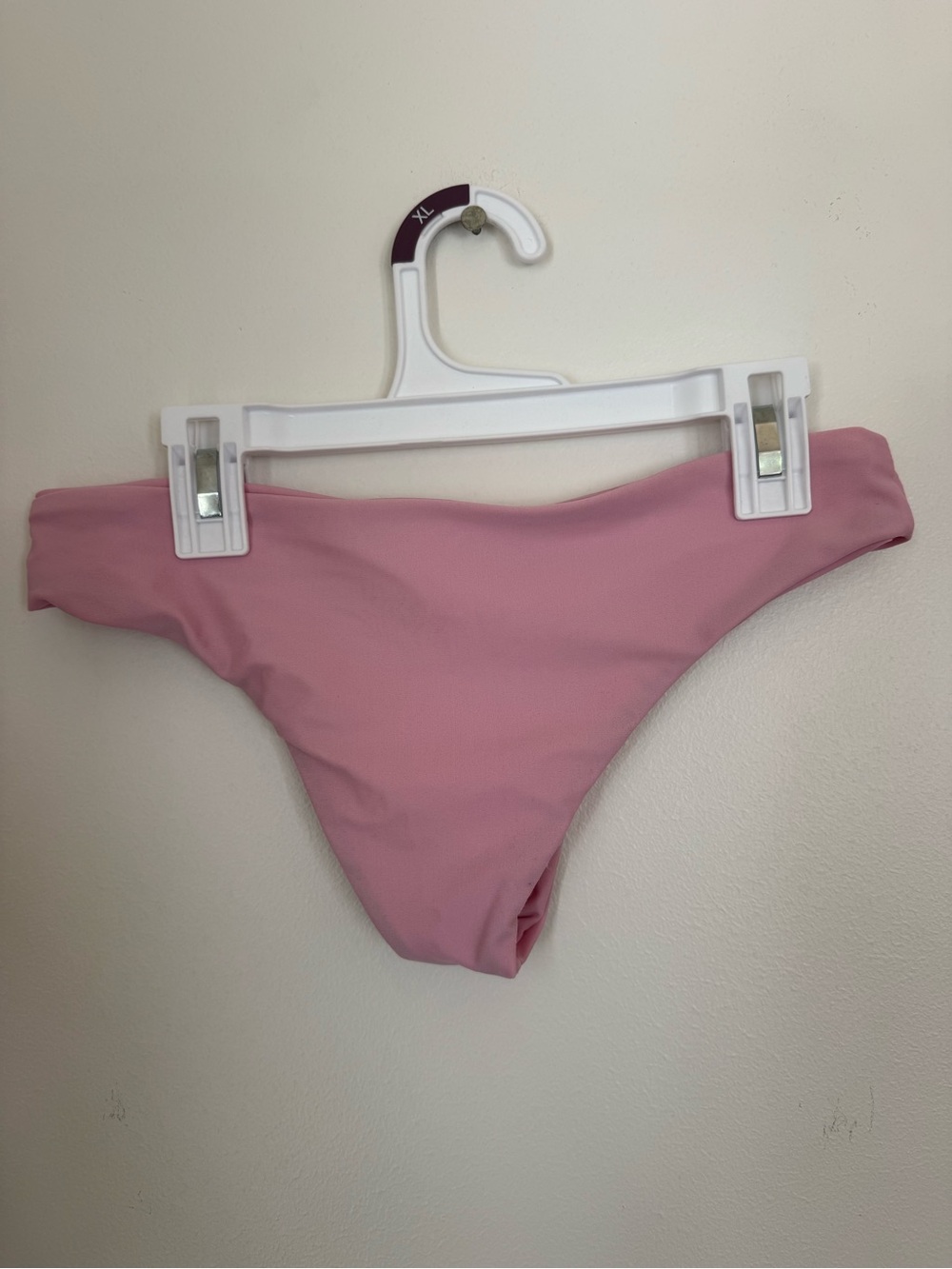 Beach Riot Off Shoulder Ruffled Pink Bikini Set - Picture 6 of 7